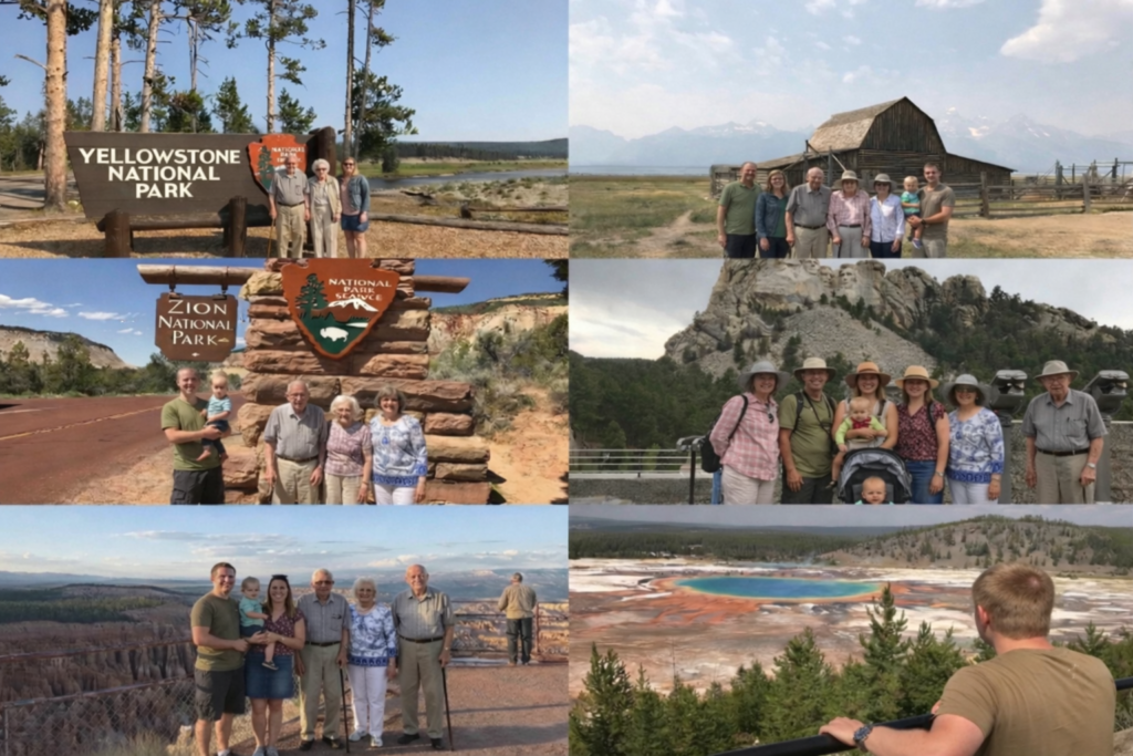 We Took Three Grandparents and Babies and a 12 Seat Van Through 5 US National Parks It Was the Best Trip of Our Lives