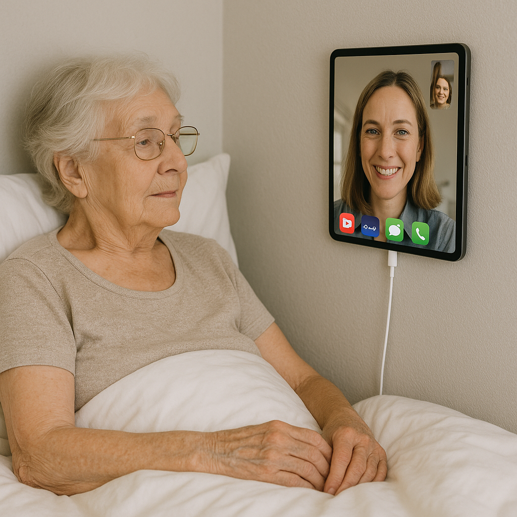 We Set Up a Bedside iPad for Mom — She Hasn’t Asked Us to Come Over to Change the TV Channel Since