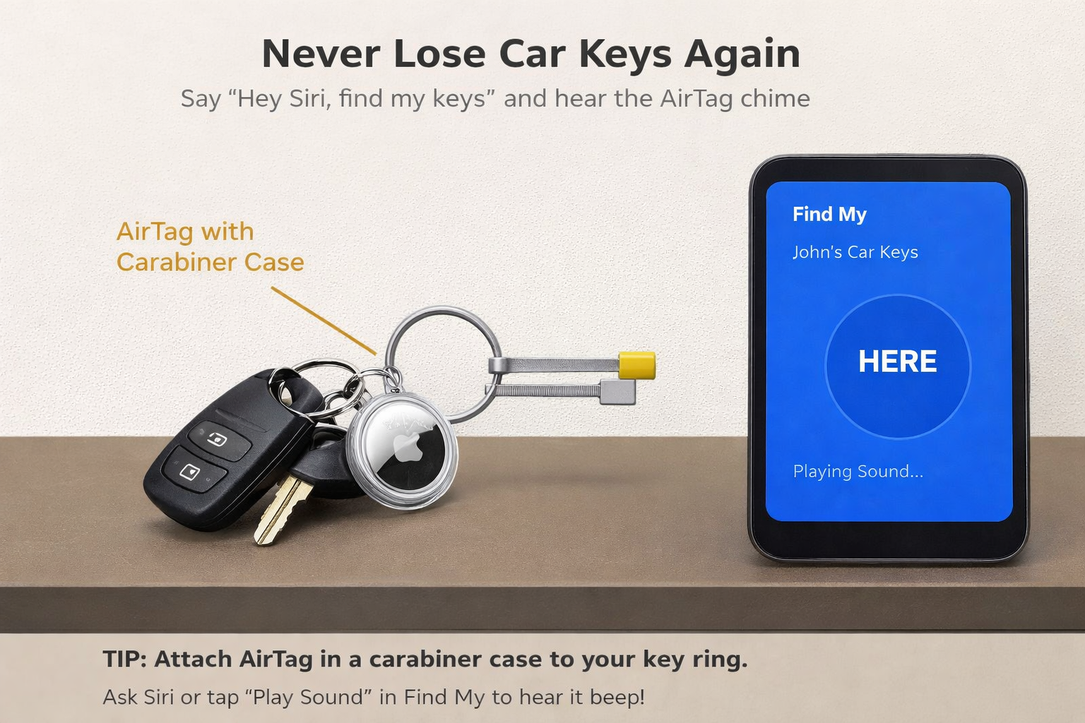 On the left side, AirTag clipped to a keychain.

On the right side, AirTag clipped to the inside of the luggages.