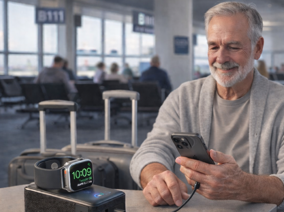 One Charger for Your iPhone Apple Watch and iPad And It Fits in Your Pocket