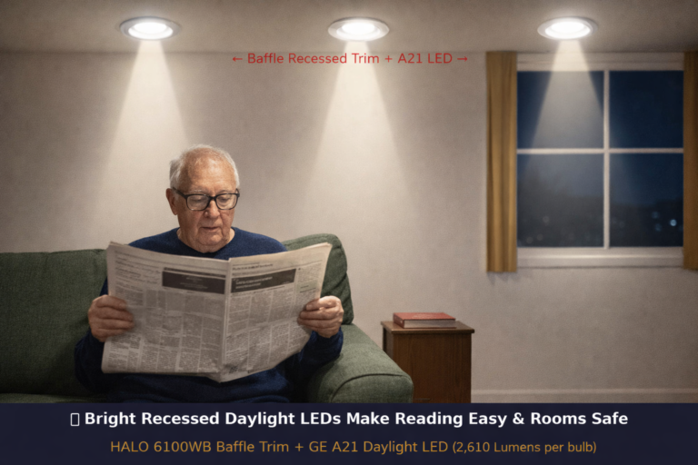 My Dad Lives Alone, So I Added a $9 Hallway Light to Help Him See at Night